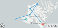  Car tour discover the Faroe Islands Individually - 6 destinations 