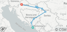  Reise in den Balkan - ab Dubrovnik - 9 Destinationen 