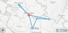  Serbien: Ausflüge ab Belgrad - 8 Tage - 9 Destinationen 