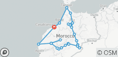  Marokko Rundreise ab Casablanca - 14 Tage - 26 Destinationen 
