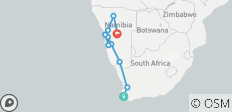  Kap-Wüsten-Safari - Norden mit Unterkunft (11 Tage) - 10 Destinationen 
