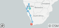  Kap-Wüsten-Safari - Süden mit Unterkunft (11 Tage) - 9 Destinationen 