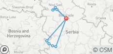  Abenteuerreise einfach Serbien (7 Tage) - 10 Destinationen 