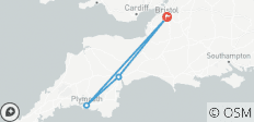  Autorundreise Stippvisite Cornwall - 4 Destinationen 