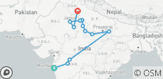  Viaje por el patrimonio de la India - 14 destinos 