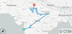  Heritage Tour to India - 13 destinations 