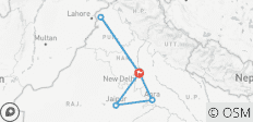  Goldenes Dreieck Rundreise mit Amritsar ab Delhi (6 Tage) - 7 Destinationen 