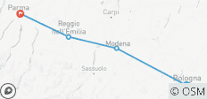  Taste of Italy, Emilia-Romagna Culinary Cycling - Classic Self Guided 5day - 4 destinations 
