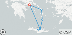  Greece - Athens, Mykonos, Santorini &amp; Creta - 12 days - 7 destinations 