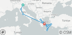  Croisière en Italie, en Grèce et dans les îles grecques : Un rêve méditerranéen - 14 destinations 