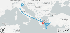  Croisière en Italie, en Grèce et dans les îles grecques : Un rêve méditerranéen - 14 destinations 