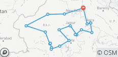  Noord-India hoogtepunten reis - 24 bestemmingen 