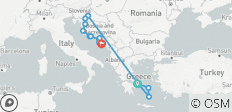  Griechenland und Kroatien (15 Tage) - 14 Destinationen 