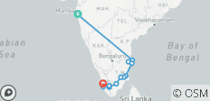  South India Tour from Mumbai - 13 destinations 