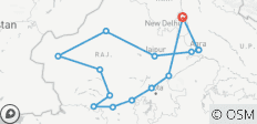  Nordindien Kulturreise ab Delhi - 16 Destinationen 