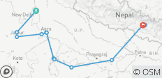  North India with Nepal Tour - 15 destinations 