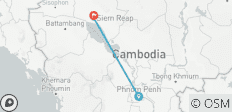  Kambodscha Zwischenstopp (3 Tage, 2 Nächte) - 3 Destinationen 