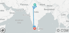  Circuito turístico por la India - 16 destinos 