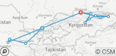  Von Usbekistan nach Kirgisistan - Architektur &amp; Kultur - 13 Destinationen 