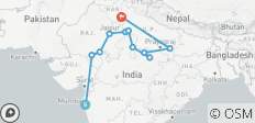  Circuito por la India y el Taj Mahal - 14 destinos 