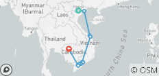  Vietnam &amp; Angkor- Premium Abenteuer - 14 Destinationen 