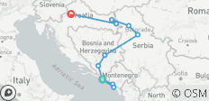  Meet the Balkans Through Croatia, Bosnia and Serbia (Multi country) - 11 destinations 