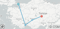  Circuit à Istanbul, Antalya et Cappadoce - 4 destinations 