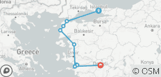  Istanbul, Gallipoli, Troie, Pergame, Éphèse et Pamukkale, visite privée - 10 destinations 