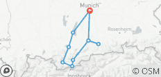  Variations sur les lacs de Munich 10/9 - 10 destinations 
