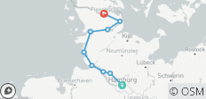  Nordsee – Schlei und Ostseeküste - Von Hamburg nach Flensburg (9 Tage) - 9 Destinationen 