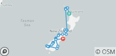  Natürlich Neuseeland - von Auckland nach Christchurch (22 Tage) - 42 Destinationen 