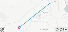  Rundreise Bahariya Oase und weiße Wüste ab Kairo (3 Tage) - 2 Destinationen 