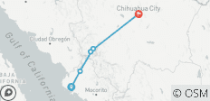  Circuit #3 / 7 - Jour Los Mochis /Copper Canyon / Chihuahua City - 7 destinations 