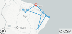  Oman Adventure (Private tour) - 13 destinations 