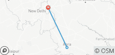  Taj MahalDay Tour vanuit Delhi - 3 bestemmingen 