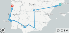  Spanien und Portugal Iberian Explorer - 15 Destinationen 