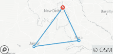  4-Day Private Luxury Golden Triangle Tour to Agra and Jaipur From New Delhi - 6 destinations 