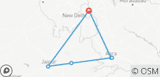  Tour zum Goldenen Dreieck nach Agra und Jaipur ab Delhi - 5-Sterne-Hotels - 4 Tage - 6 Destinationen 