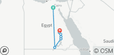  Juwelen Ägyptens &amp; Nilkreuzfahrt mit Ballonfahrt - mit Inlandsflügen - 8 Destinationen 