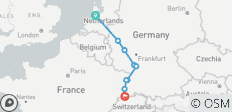  Juwelen des Rheins - Mannheim - Heidelberg (Start Amsterdam, Ende Basel) - 9 Destinationen 