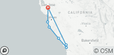  Circuit à vélo sur la côte de Big Sur - 7 destinations 