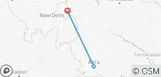  Sonnenaufgang Taj Mahal Rundreise ab Delhi mit dem Auto alles inklusive - 3 Destinationen 