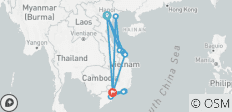  Circuit classique au Vietnam avec séjour à la plage à Phan Thiet / Mui Ne, vols internationaux inclus (vol inclus) - 14 destinations 