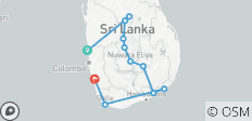  Klassieke rondreis door Sri Lanka – met strandvakantie in Kalutara of op de Maldiven - 11 bestemmingen 