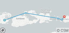  Prime Komodo Kreuzfahrt 4 Tage ab Lombok - 5 Destinationen 