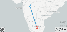  Voyage privé de 3 jours aux grottes d\'Ajanta Ellora au départ de Bangalore avec vols - 5 destinations 