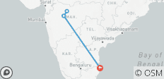  Voyage privé de 3 jours aux grottes d\'Ajanta Ellora au départ de Chennai avec vols - 5 destinations 