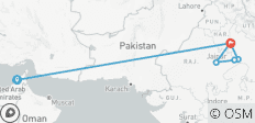  Dubai &amp; Burj Khalifa with India\'s Golden triangle - 7 destinations 