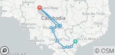  Spiritual Cambodia and The Mekong Ho Chi Minh City → Siem Reap (2024) - 14 destinations 