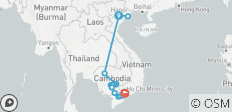  Ontdekkingstocht Vietnam en Cambodja Hanoi naar Ho Chi Minh Stad (2023) - 16 bestemmingen 